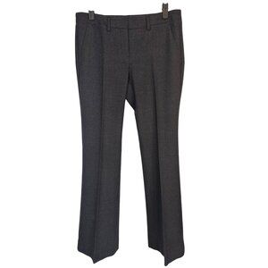 Theory Women's Size 4 Wool Blend Dress Pants Dark Gray